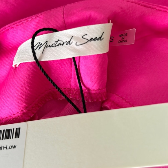 NWT Mustard Seed Here With You Hot Pink Kimono Sleeve Blouse - S - Picture 10 of 13